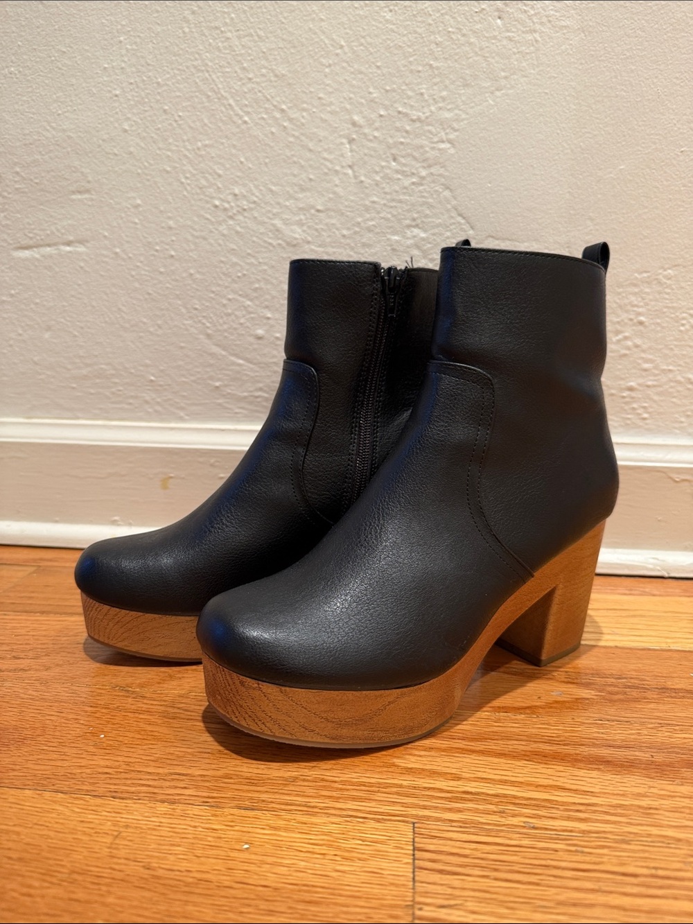 Women’s Black Platform Ankle Boots
